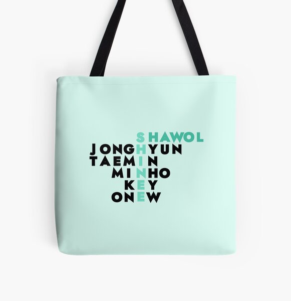 Shinee - wordgame All Over Print Tote Bag RB2507 product Offical Shinee Merch