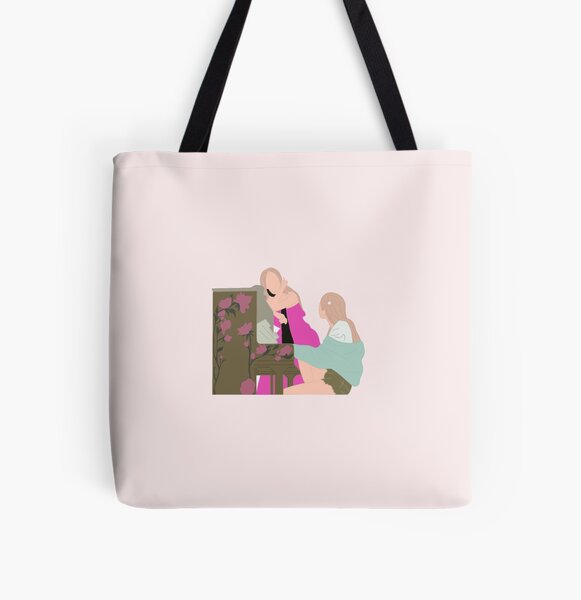 BLACKPINK ROSÉ ♡ 박채영 PARK CHAEYOUNG 블랙핑크 로제 On The Ground Piano Clip All Over Print Tote Bag RB2507 product Offical Blackpink Merch