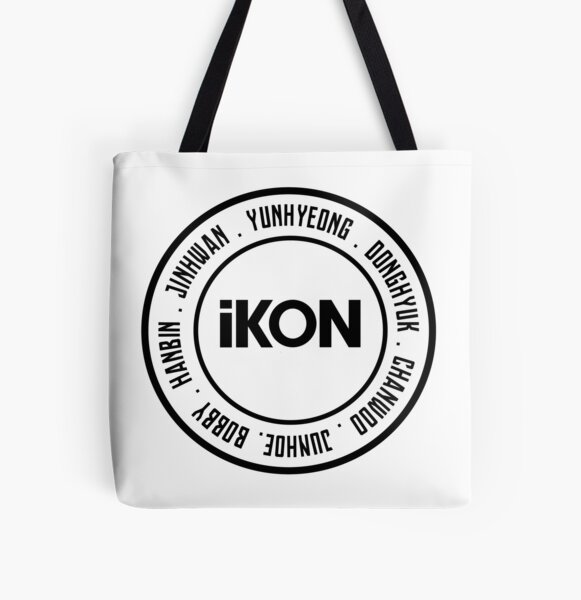 iKON OT7 member All Over Print Tote Bag RB2607 product Offical IKON Merch