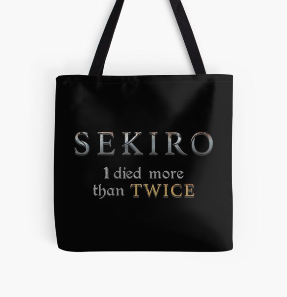 Sekiro - I died more than twice All Over Print Tote Bag RB2507 product Offical Twice Merch