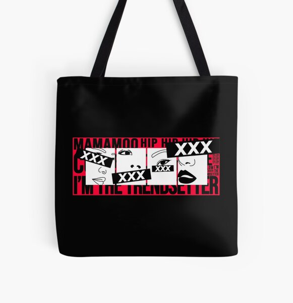 KPOP MAMAMOO Hip Reality in Black All Over Print Tote Bag RB2507 product Offical Mamamoo Merch