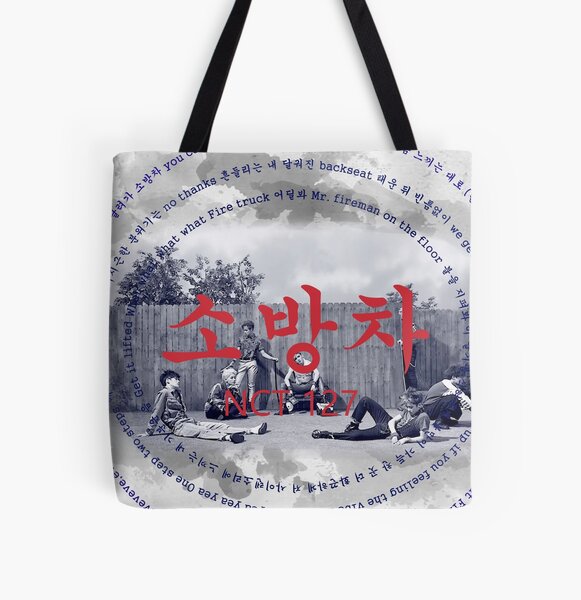 NCT 127-Fire Truck All Over Print Tote Bag RB2507 product Offical NCT127 Merch