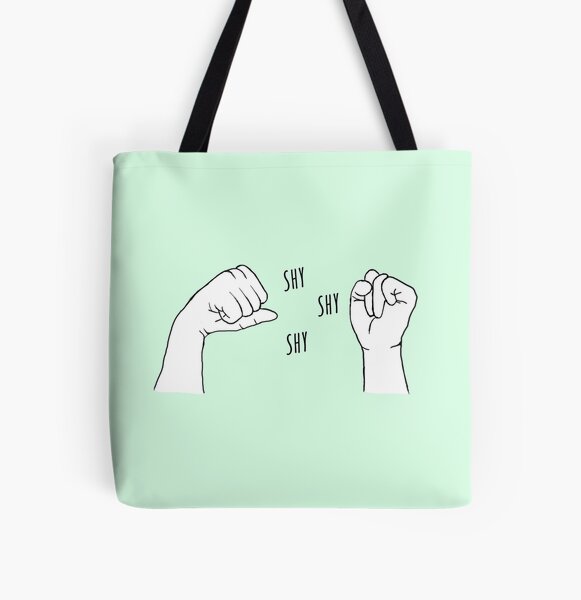 TWICE - Shy Shy Shy All Over Print Tote Bag RB2507 product Offical Twice Merch