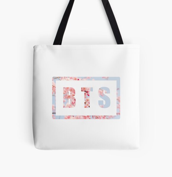 BTS floral All Over Print Tote Bag RB2507 product Offical BTS Merch
