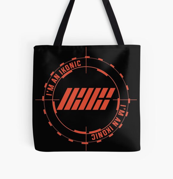 KPOP IKON I'M AN IKONIC TSHIRT/ HOODIE/ STICKER/ CASE All Over Print Tote Bag RB2607 product Offical IKON Merch