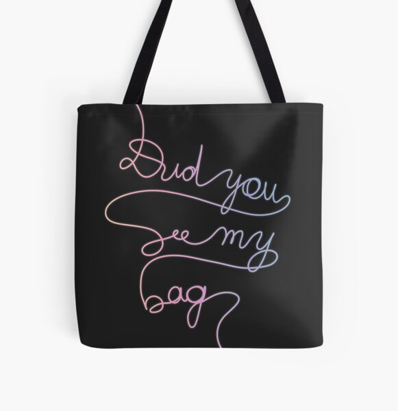 BTS MIC Drop - Did You See My Bag #4 All Over Print Tote Bag RB2507 product Offical BTS Merch