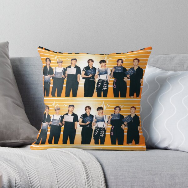 BTS - Permission to dance - ARMY Throw Pillow RB2507 product Offical BTS Merch