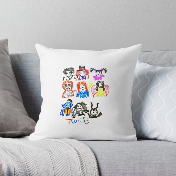 Twice Halloween Momo drawing Throw Pillow RB2507 product Offical Twice Merch