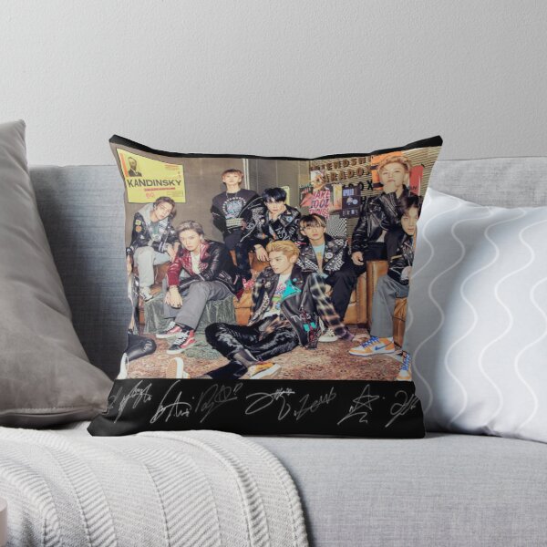 NCT127 KICK YOU Throw Pillow RB2507 product Offical NCT127 Merch