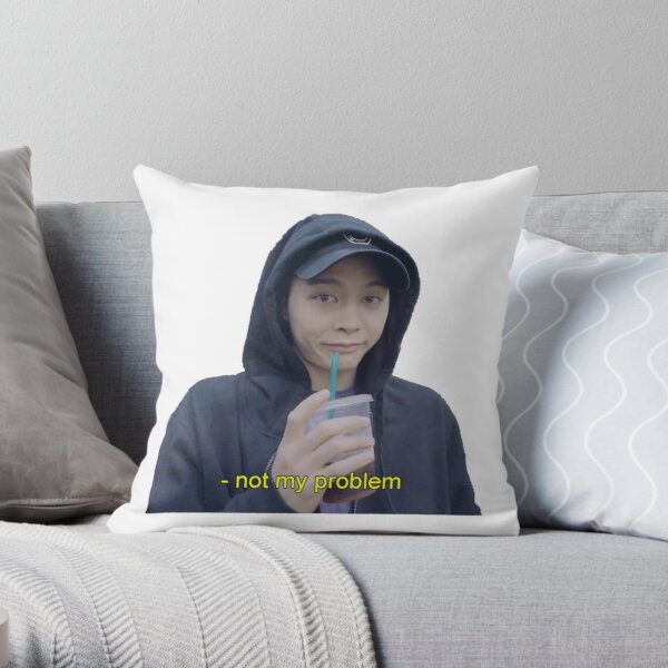 Johnny NCT "Not My Problem" Throw Pillow RB2507 product Offical NCT127 Merch