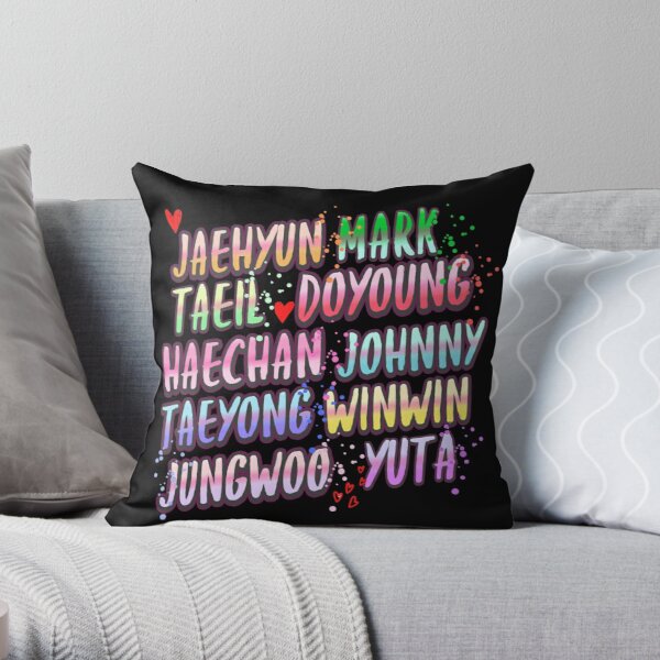nct127 kpop Throw Pillow RB2507 product Offical NCT127 Merch