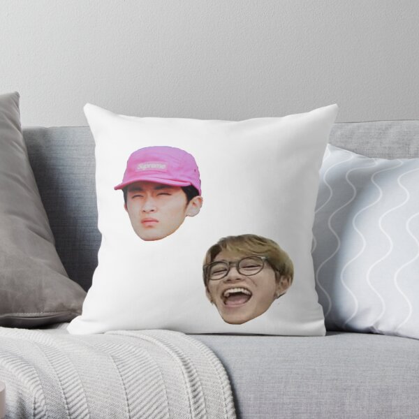 NCT/SuperM Mark & NCT/SuperM/Wayv Lucas (99 liners) Throw Pillow RB2507 product Offical NCT127 Merch