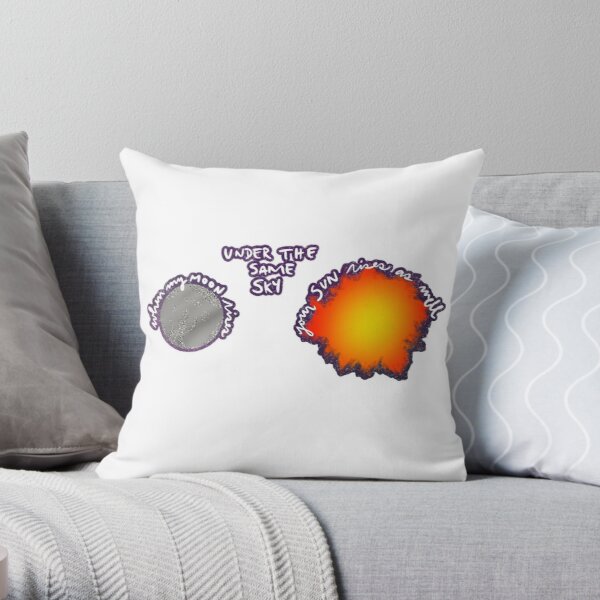 NCT127: Sun &amp Moon Throw Pillow RB2507 product Offical NCT127 Merch