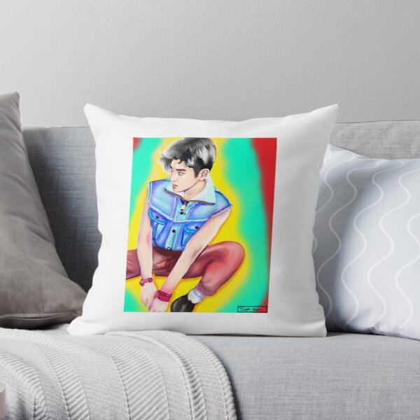 Taeyong NCT 127 Punch Concept Artwork Throw Pillow RB2507 product Offical NCT127 Merch