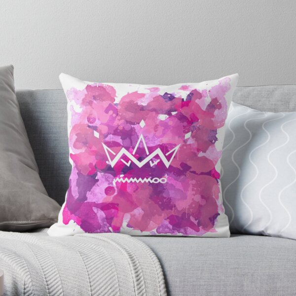 MAMAMOO logo Splatter Paint Throw Pillow RB2507 product Offical Mamamoo Merch