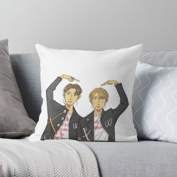 NCT Luwoo Couple Throw Pillow RB2507 product Offical NCT127 Merch