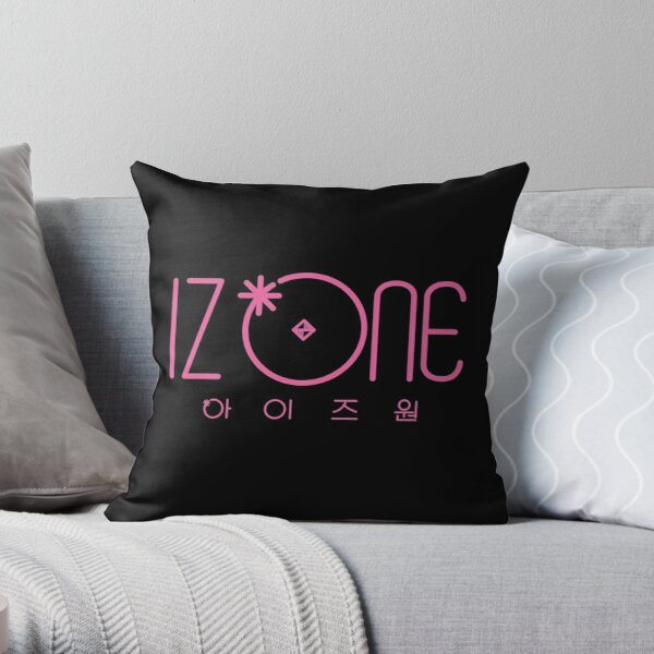 KPOP I*ZONE OFFICIAL LOGO Throw Pillow RB2607 product Offical IZONE Merch