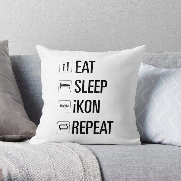 iKON only Throw Pillow RB2607 product Offical IKON Merch