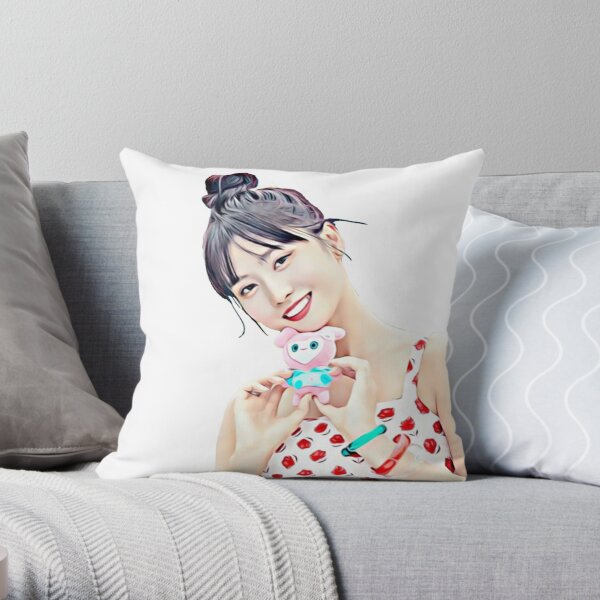KPOP TWICE MOMO ART Throw Pillow RB2507 product Offical Twice Merch