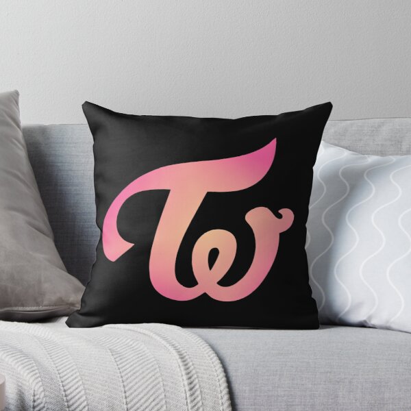apricot neon magenta TWICE Throw Pillow RB2507 product Offical Twice Merch