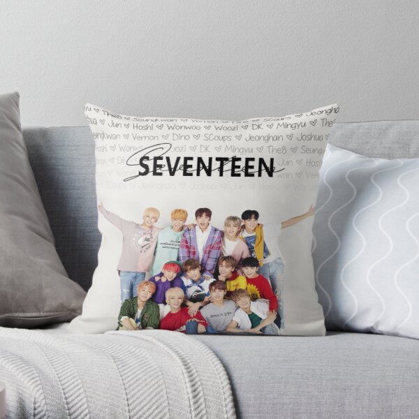 SEVENTEEN Kpop Throw Pillow RB2507 product Offical Seventeen Merch