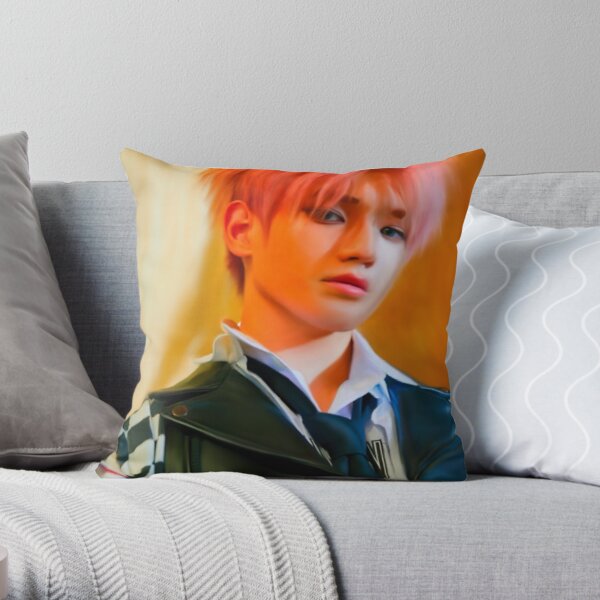 NCT 127 Lee TaeYong Throw Pillow RB2507 product Offical NCT127 Merch