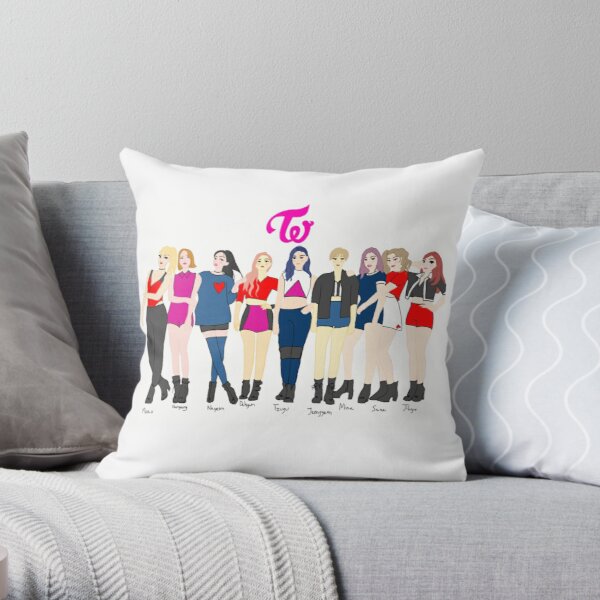 TWICE Throw Pillow RB2507 product Offical Twice Merch