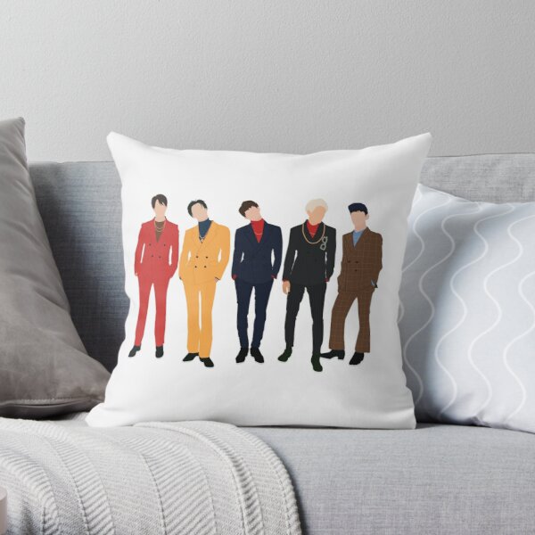Shinee (1of1) - Group Throw Pillow RB2507 product Offical Shinee Merch