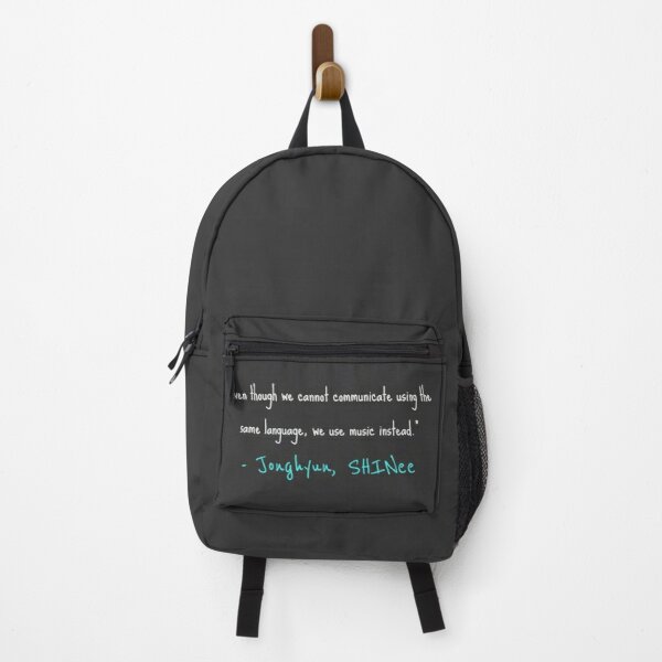 SHINee Jonghyun Music quote Backpack RB2507 product Offical Shinee Merch