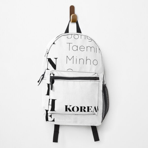 Shinee Member names Backpack RB2507 product Offical Shinee Merch