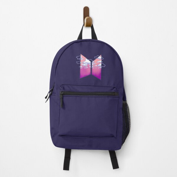 BTS Logo in the Clouds Backpack RB2507 product Offical BTS Merch