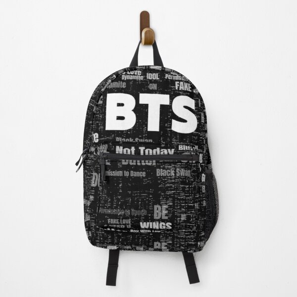 BTS- their song titles Backpack RB2507 product Offical BTS Merch