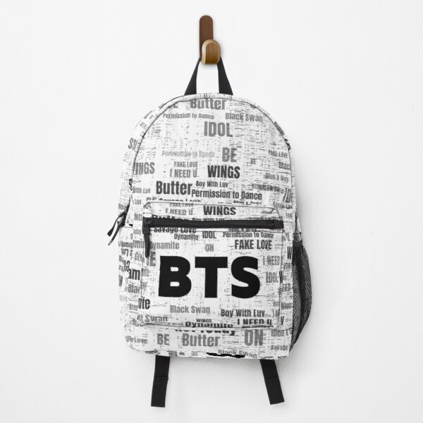 BTS-BTS song titles Backpack RB2507 product Offical BTS Merch