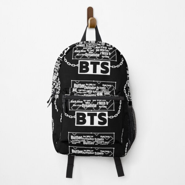 BTS- song titles Backpack RB2507 product Offical BTS Merch