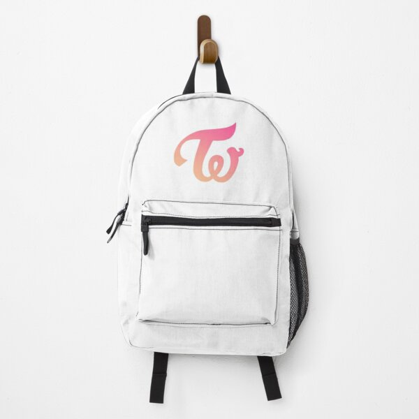 TWICE CLASSIC LOGO APRICOT NEON MAGENTA  Backpack RB2507 product Offical Twice Merch