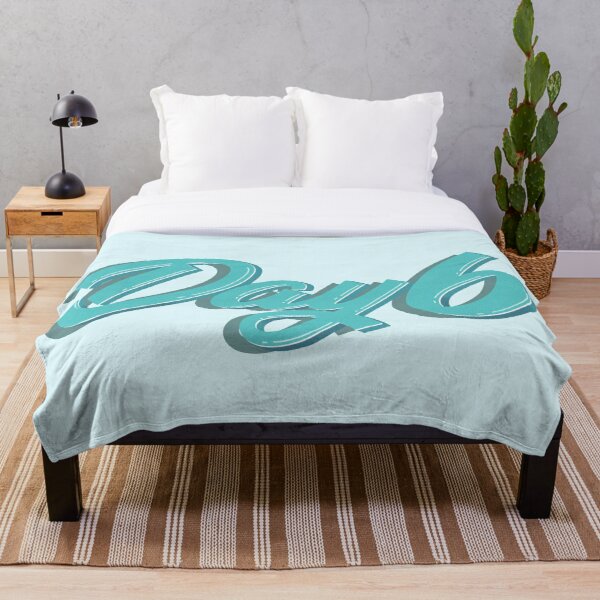 Day6 Retro Lettering Throw Blanket RB2507 product Offical DAY6 Merch