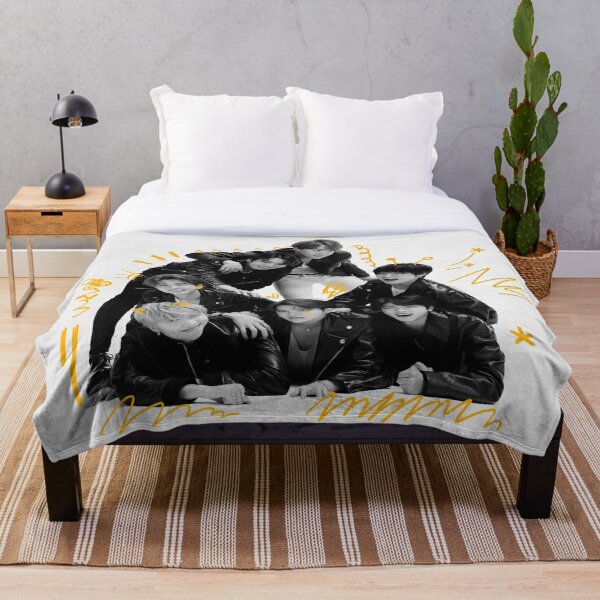 BTS MAP OF THE SOUL: 7 VERSION 4 // GROUP OT7 Throw Blanket RB2507 product Offical BTS Merch