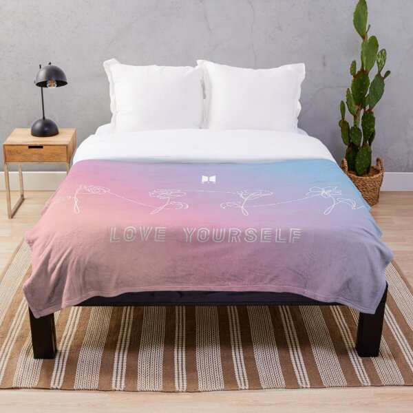 BTS LOVE YOURSELF - PERFECT TAPESTRY Throw Blanket RB2507 product Offical BTS Merch