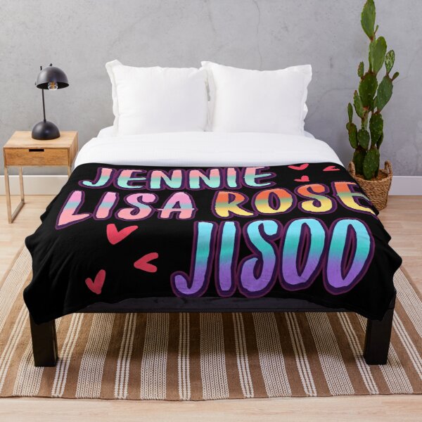 blackpink name Throw Blanket RB2507 product Offical Blackpink Merch