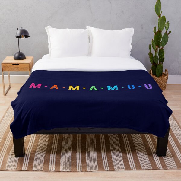 Mamamoo colorful Throw Blanket RB2507 product Offical Mamamoo Merch