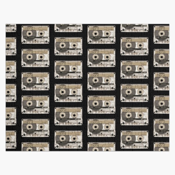 DAY6 Cool Retro Cassette Tape 90s Aesthetic Jigsaw Puzzle RB2507 product Offical DAY6 Merch