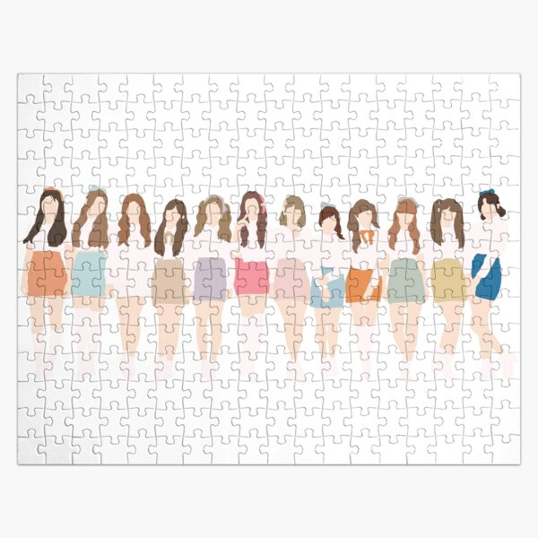 Izone Colourful Silhouette Jigsaw Puzzle RB2607 product Offical IZONE Merch