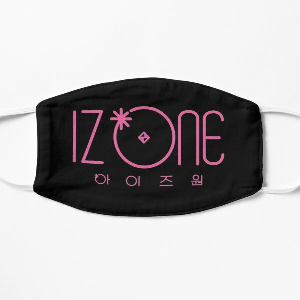 KPOP I*ZONE OFFICIAL LOGO Flat Mask RB2607 product Offical IZONE Merch