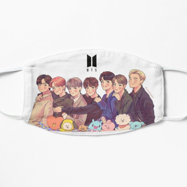 BTS  Flat Mask RB2507 product Offical BTS Merch