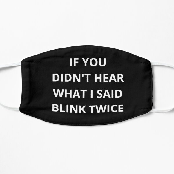 Blink Twice  Flat Mask RB2507 product Offical Twice Merch