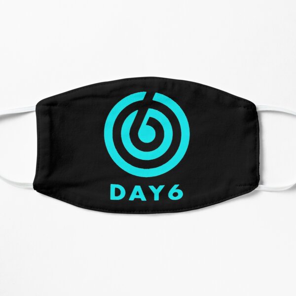 KPOP BOY GROUP DAY6 OFFICIAL LOGO Flat Mask RB2507 product Offical DAY6 Merch
