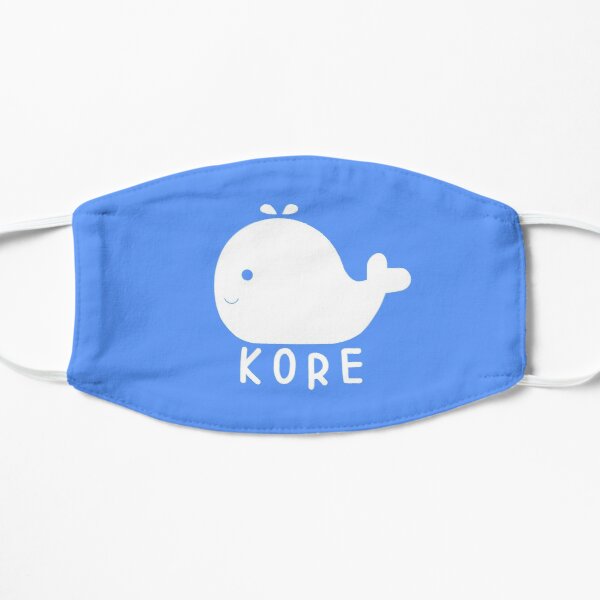 BTS (방탄소년단) Jin White Kore Whale Flat Mask RB2507 product Offical BTS Merch