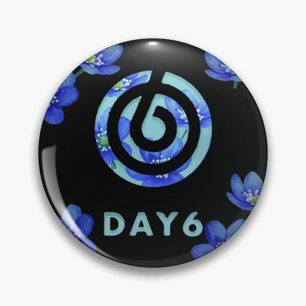 Day6 Flowery New Logo Pin RB2507 product Offical DAY6 Merch