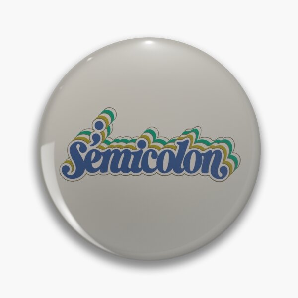 SEVENTEEN Semicolon Album Title  Pin RB2507 product Offical Seventeen Merch