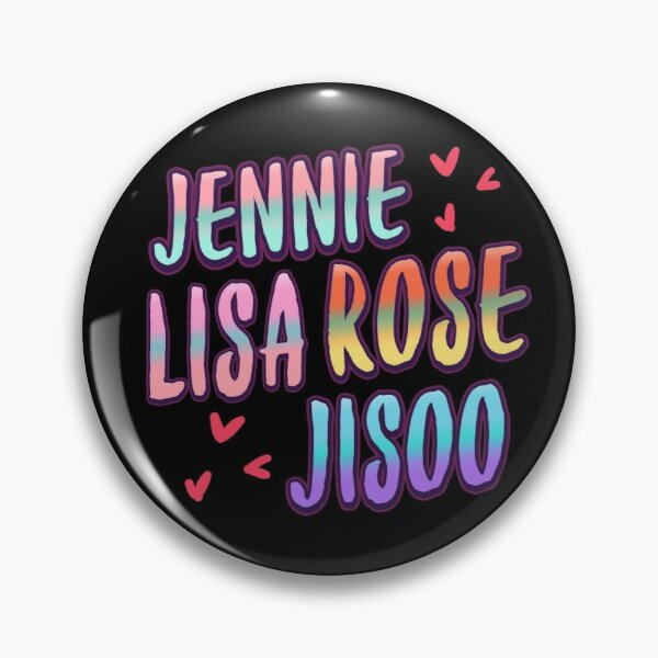 blackpink name Pin RB2507 product Offical Blackpink Merch